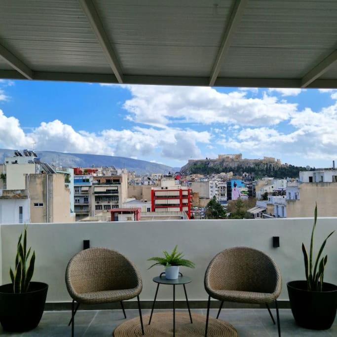 Apartamento Exquisite Penthouse With Breathtaking Acropolis Panorama View Atenas Exterior foto