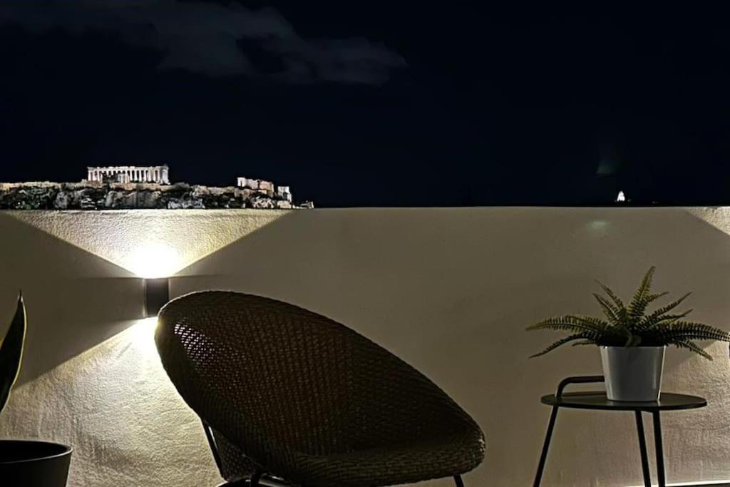 Apartamento Exquisite Penthouse With Breathtaking Acropolis Panorama View Atenas Exterior foto