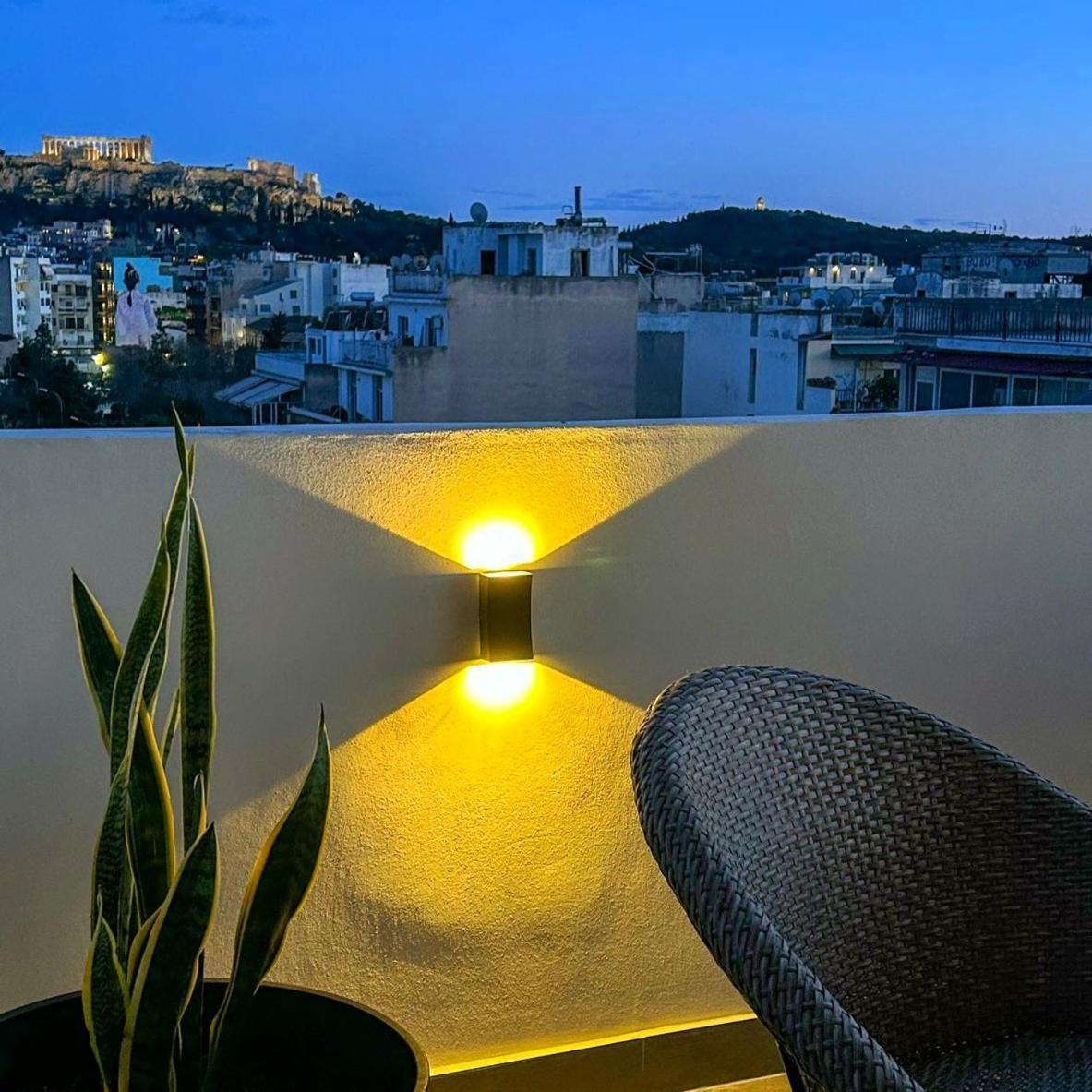 Apartamento Exquisite Penthouse With Breathtaking Acropolis Panorama View Atenas Exterior foto