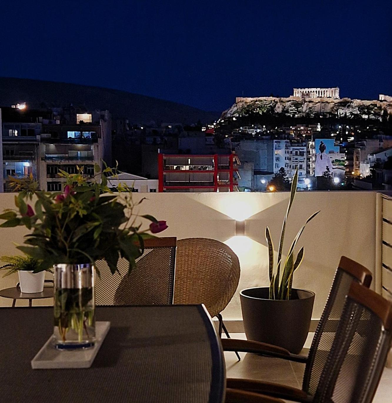 Apartamento Exquisite Penthouse With Breathtaking Acropolis Panorama View Atenas Exterior foto