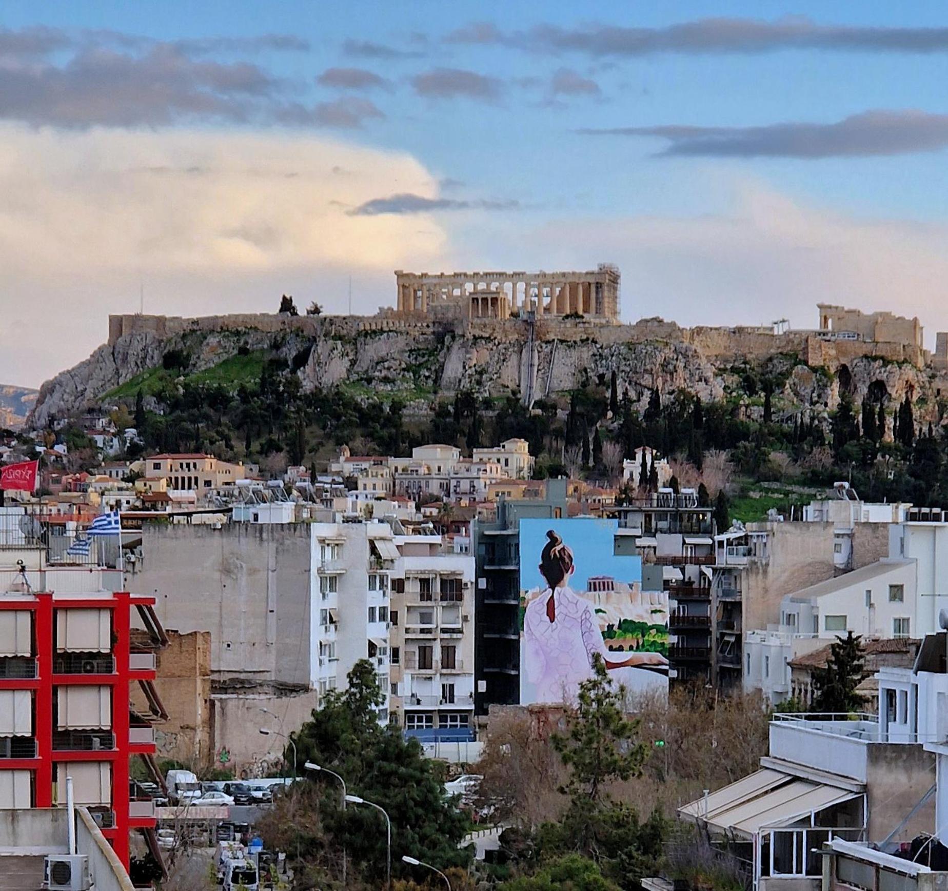 Apartamento Exquisite Penthouse With Breathtaking Acropolis Panorama View Atenas Exterior foto