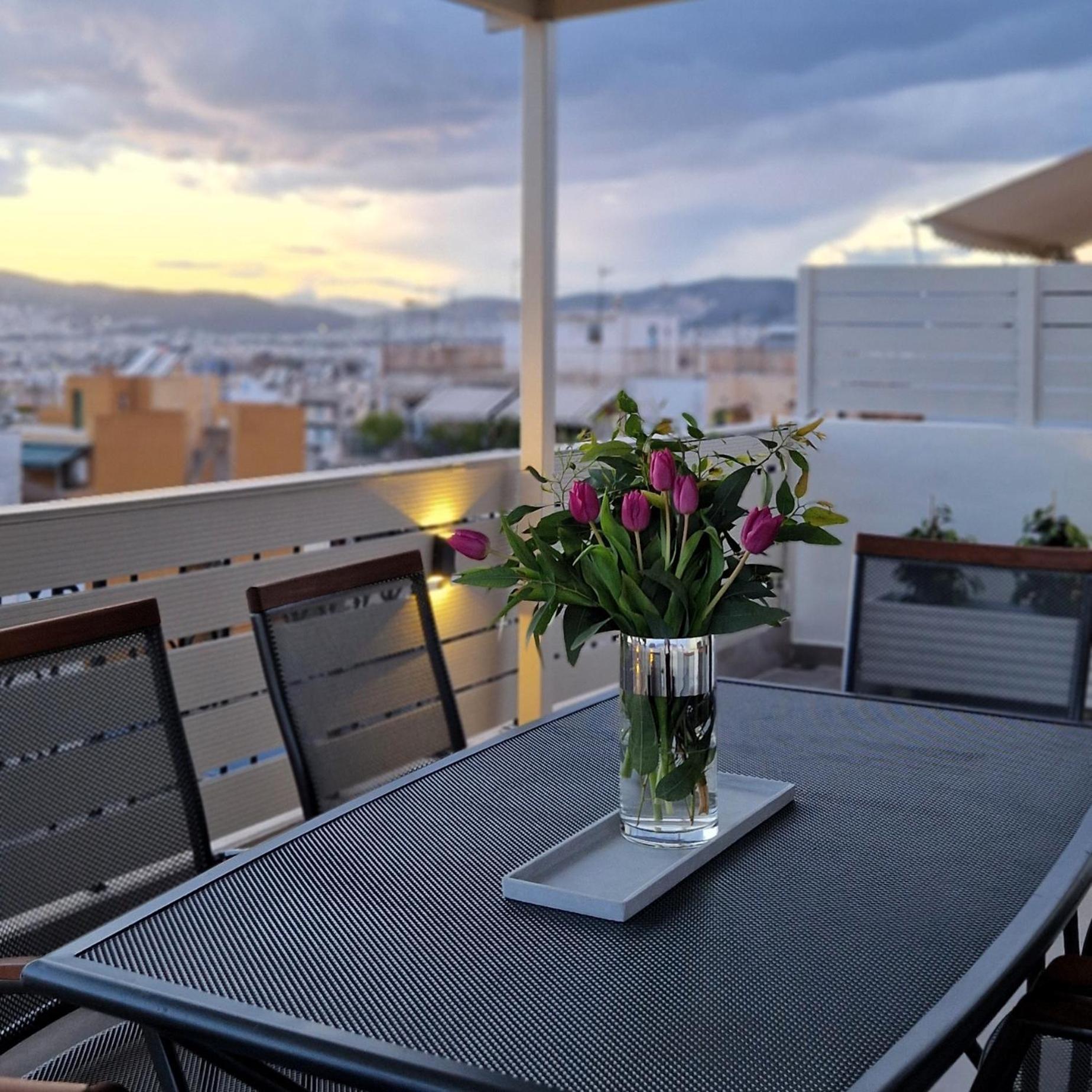 Apartamento Exquisite Penthouse With Breathtaking Acropolis Panorama View Atenas Exterior foto