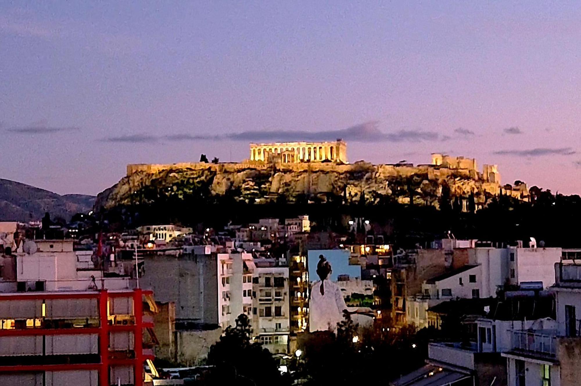 Apartamento Exquisite Penthouse With Breathtaking Acropolis Panorama View Atenas Exterior foto